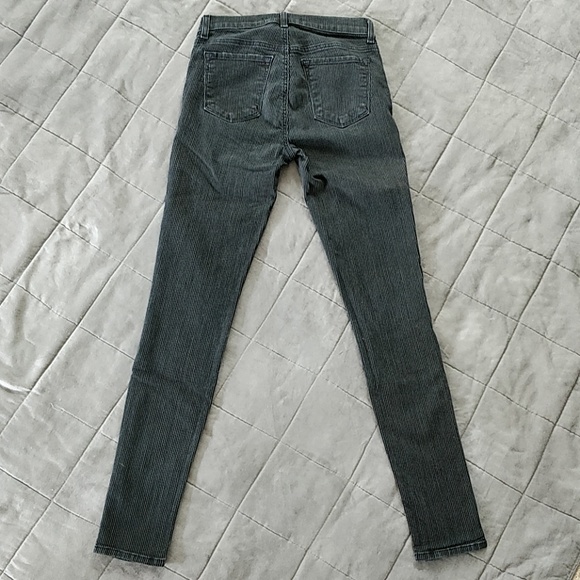 J Brand railroad striped skinny jeans, size 26 - Picture 3 of 6